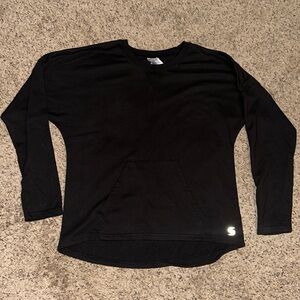 SOFFE long sleeve sweater with hoodie pocket